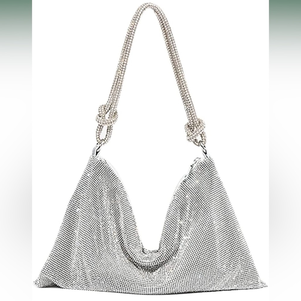 Rhinestone Shoulder Bag similar to Cult Gaia Hera Nano Bag